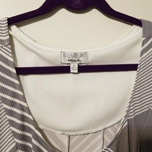 Lite weight chevron pattern dress